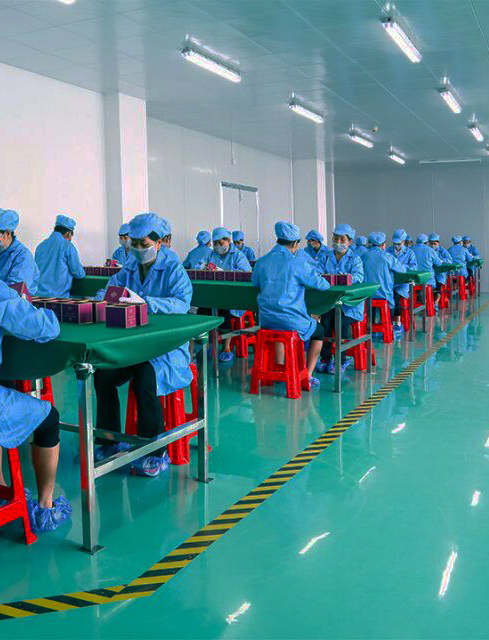 Packaging workshop and assembly line