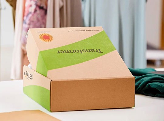 Custom ecommerce packaging prepared for Amazon seller shipments