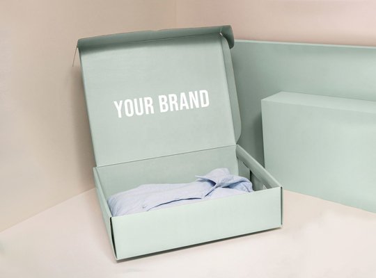 Printed ecommerce mailer boxes prepared for DTC unboxing