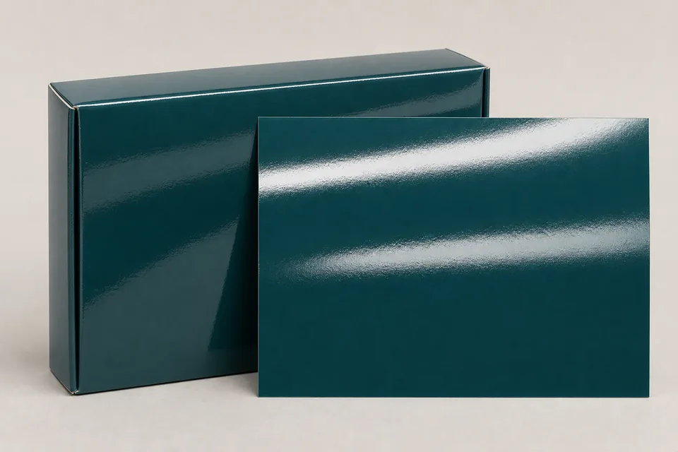 Matte or gloss lamination custom packaging example