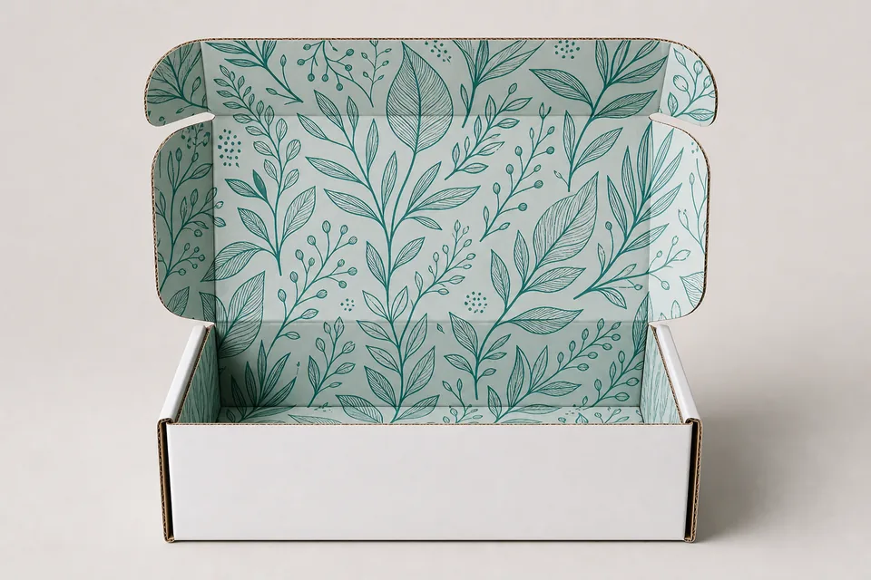 Inside print custom packaging example