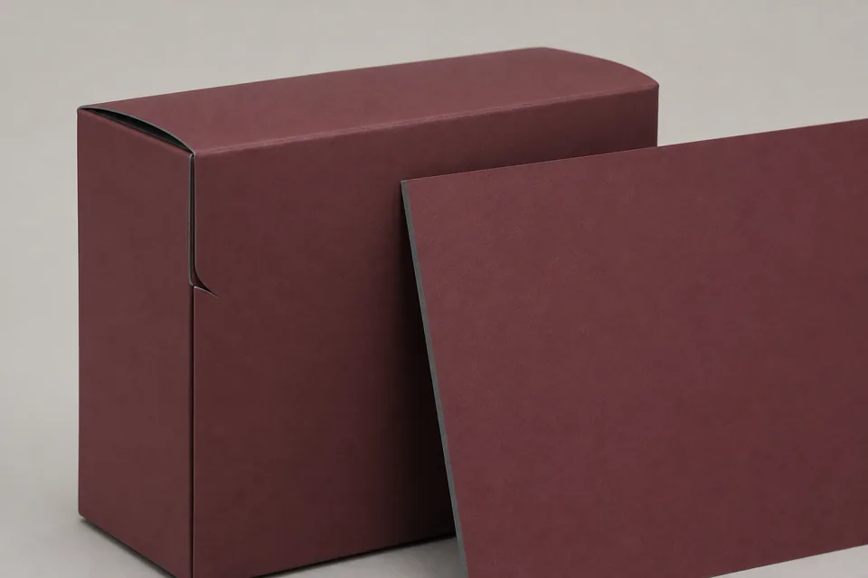 Matte lamination custom packaging example