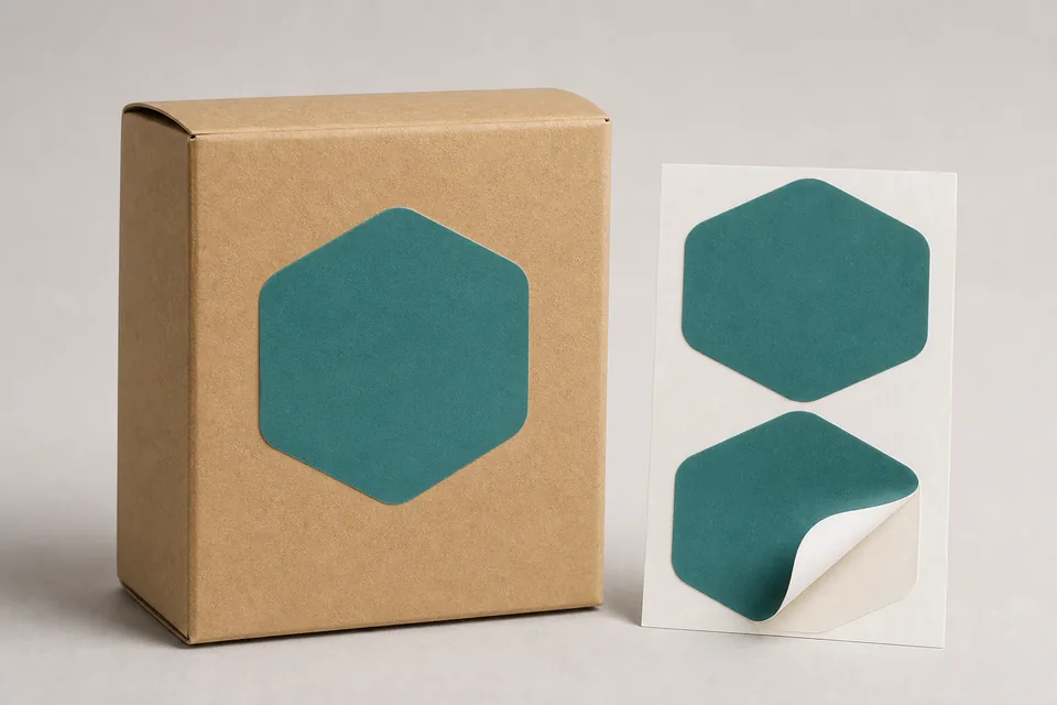 Barcode label placement on custom packaging boxes