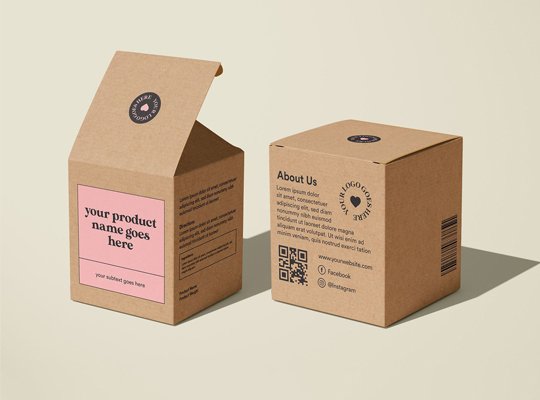 Flat custom folding cartons ready for delivery to a China product supplier